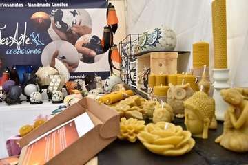 Telde, en la Muestra de Artesanía del Pino/TA y Antonio Alí.