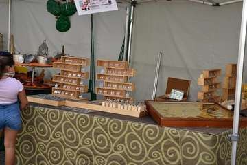 Telde, en la Muestra de Artesanía del Pino/TA y Antonio Alí.