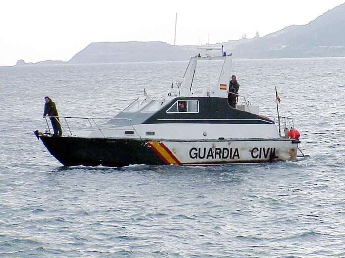 Zona de búsqueda del submarinista en la costa del Aeroclub, en San Bartolomé de Tirajana/EP.