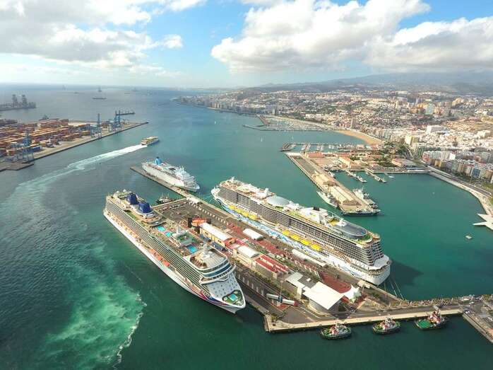 Imagen del Puerto de La Luz y de Las Palmas / @LasPalmasPorts 