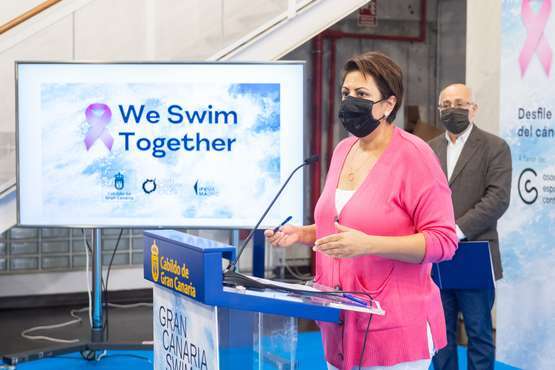 Moda Cálida visibiliza el cáncer de mama con el desfile solidario 'We Swim Together'/TA.