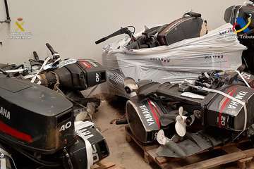 Cae una red que vendía en Senegal motores de pateras que sustraía en Arguineguín/TA.