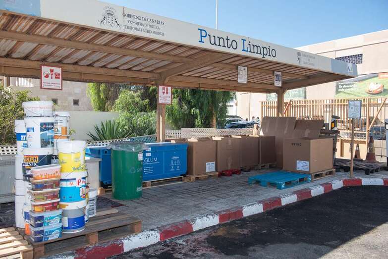 Imagen de archivo del punto limpio de Las Rubiesas, en Telde / TA