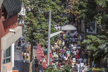 La Plataforma Salvar Chira-Soria expresa su rechazo con una manifestación en la capital/TA y Acfi Press.