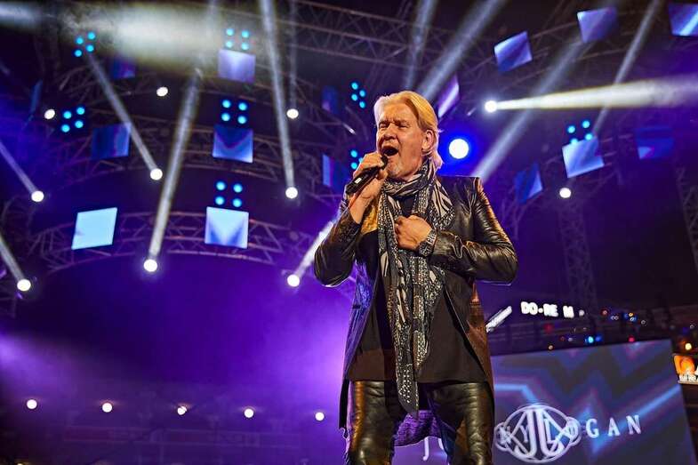 Johnny Logan, anoche en el sur grancanario/TA.