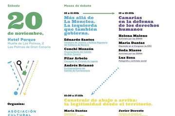 La Asociación Cultural Canarias Puede convoca las jornadas 'Canarias y las alternativas desde el Sur Global'/TA.