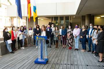 El Cabildo promueve la unidad para luchar contra las violencias machistas en el acto institucional por el 25N/TA.