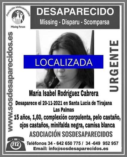 Desactiva la búsqueda de la menor de 15 años/TA.