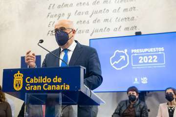El Gobierno insular de Gran Canaria presenta los presupuestos para 2022/TA.