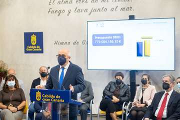 El Gobierno insular de Gran Canaria presenta los presupuestos para 2022/TA.