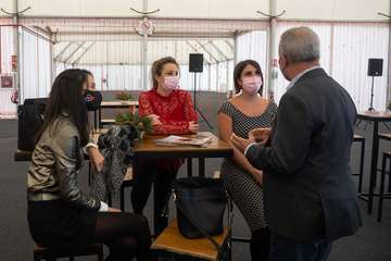 Brindis navideño del Cabildo con los medios de comunicación de Gran Canaria/TA y Acfi Press.