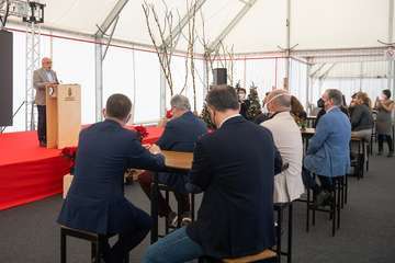 Brindis navideño del Cabildo con los medios de comunicación de Gran Canaria/TA y Acfi Press.