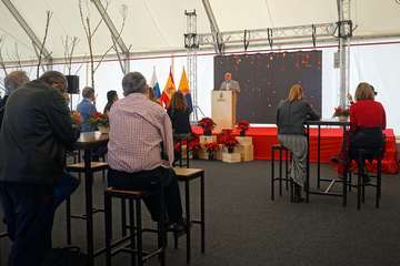 Brindis navideño del Cabildo con los medios de comunicación de Gran Canaria/TA y Acfi Press.