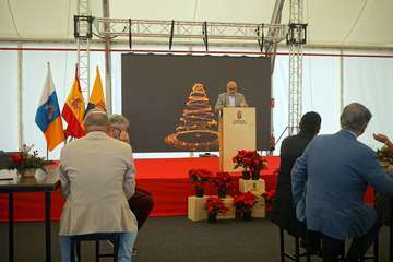 Brindis navideño del Cabildo con los medios de comunicación de Gran Canaria/TA y Acfi Press.