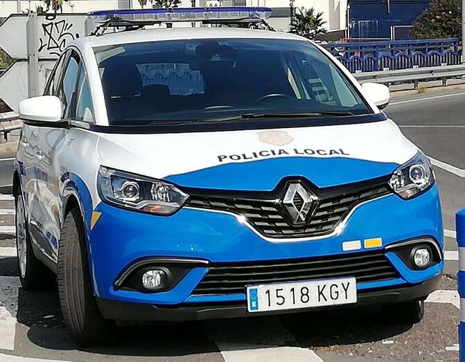 Vehículo de la Policía Local de Las Palmas de Gran Canaria/PLGC.