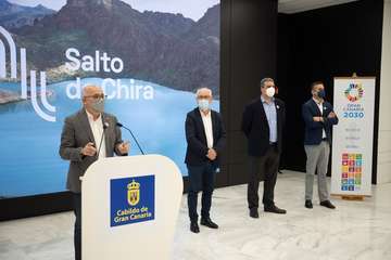 El Cabildo culmina la tramitación necesaria para poner en marcha el proyecto del Salto de Chira/TA.