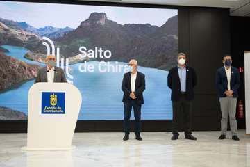 El Cabildo culmina la tramitación necesaria para poner en marcha el proyecto del Salto de Chira/TA.