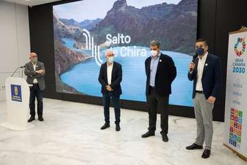 El Cabildo culmina la tramitación necesaria para poner en marcha el proyecto del Salto de Chira/TA.