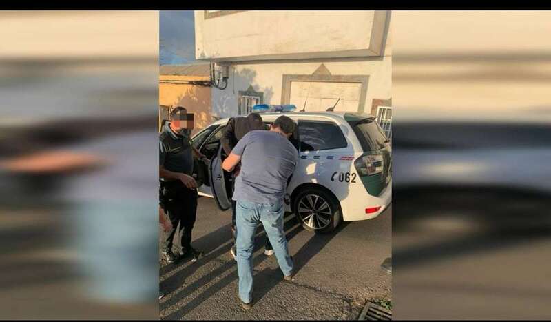 El agresor, en el momento de su detención/TA.