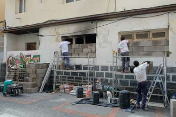 Desalojo y tapiado de la antigua comisaría de la calle Miguel Rosas ocupada ilegalmente/TA y Acfi Press.