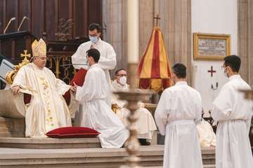 Ordenación de Francisco López como diácono permanente de la Diócesis de Canarias/Acfi Pres.