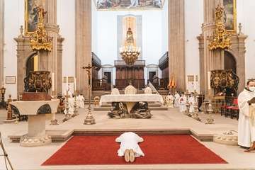 Ordenación de Francisco López como diácono permanente de la Diócesis de Canarias/Acfi Pres.