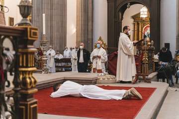 Ordenación de Francisco López como diácono permanente de la Diócesis de Canarias/Acfi Pres.