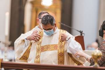 Ordenación de Francisco López como diácono permanente de la Diócesis de Canarias/Acfi Pres.