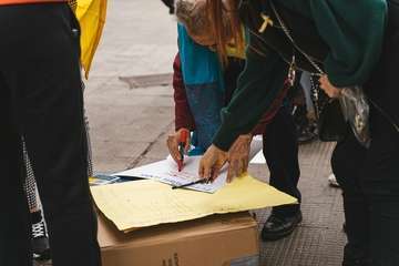  Concentración contra el ataque a Ucrania y recogida de ayuda humanitaria/Acfi Press.