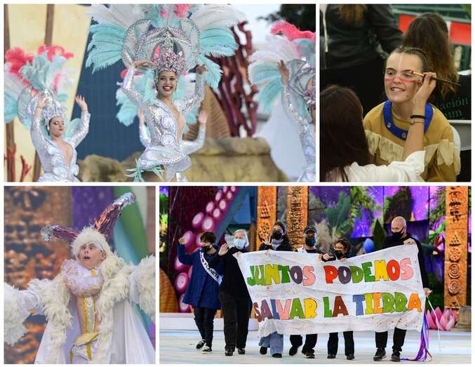 Collage de fotos de la gala/Lpcarnaval.