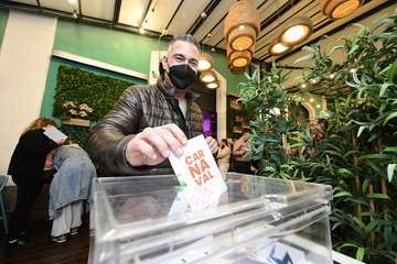 'Studio 54', alegoría del Carnaval capitalino 2023/Lpcarnaval.