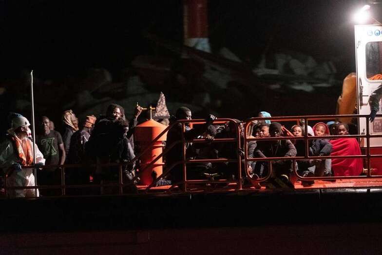 Llegada de inmigrantes/EFE.