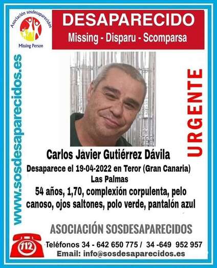 Cartel divulgador de la búsqueda/TA.