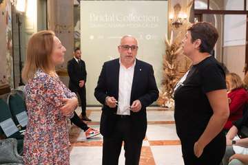 Los tejidos artesanos isleños protagonistas de los desfiles de cierre de la pasarela Bridal Collection Moda Cálida/TA.