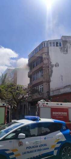 Imagen del inmueble donde se produjo el incendio/PLLPGC.