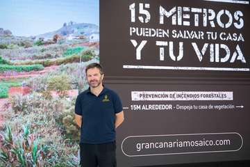 Una web sobre incendios forestales, eje de la campaña 'Mayo mes de la prevención' del Cabildo/TA.