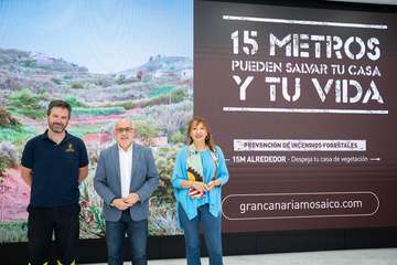 Una web sobre incendios forestales, eje de la campaña 'Mayo mes de la prevención' del Cabildo/TA.