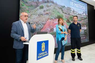 Una web sobre incendios forestales, eje de la campaña 'Mayo mes de la prevención' del Cabildo/TA.