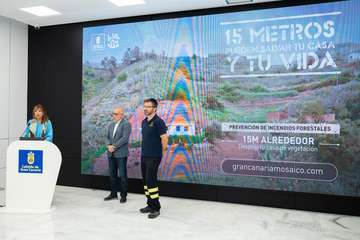 Una web sobre incendios forestales, eje de la campaña 'Mayo mes de la prevención' del Cabildo/TA.