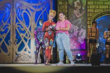 Concurso de Cuerpo Pintado del Carnaval de Maspalomas/TA.