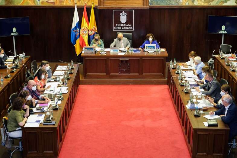 Imagen del Pleno del Cabildo de este viernes/TA.