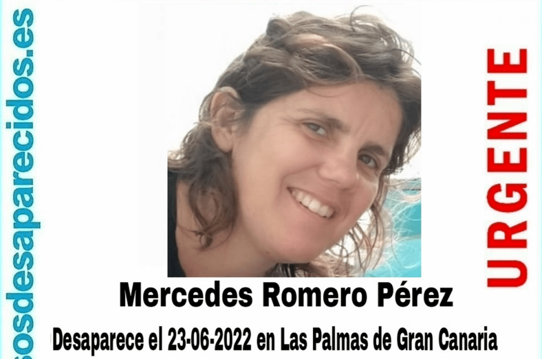 Cartel de la búsqueda activada por SOS Desaparecidos/TA.