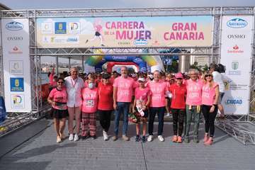 Telde, en la 'marea rosa' por la I Carrera de la Mujer/TA.