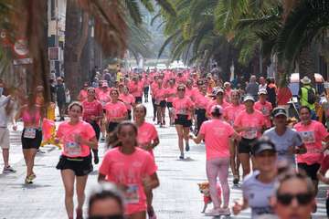 Telde, en la 'marea rosa' por la I Carrera de la Mujer/TA.