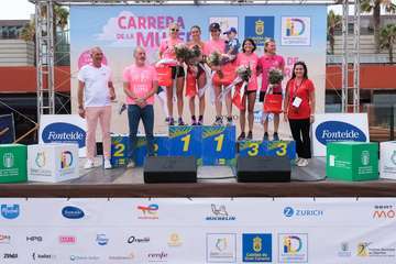 Telde, en la 'marea rosa' por la I Carrera de la Mujer/TA.