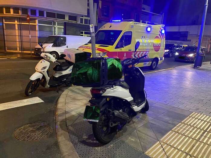 Imagen de archivo de un accidente en la capital grancanaria/PLLPGC.