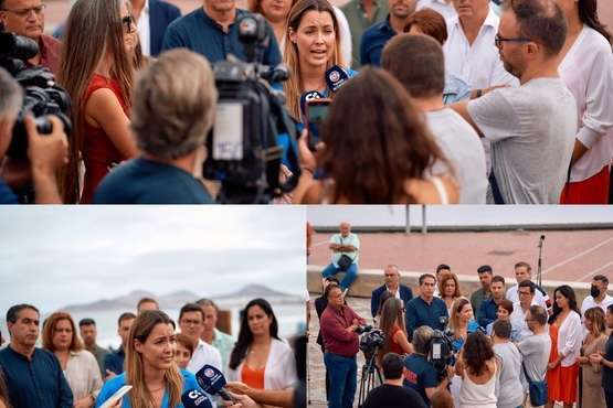  CC de Telde arropa a la nueva diputada nacional María Fernández/TA.