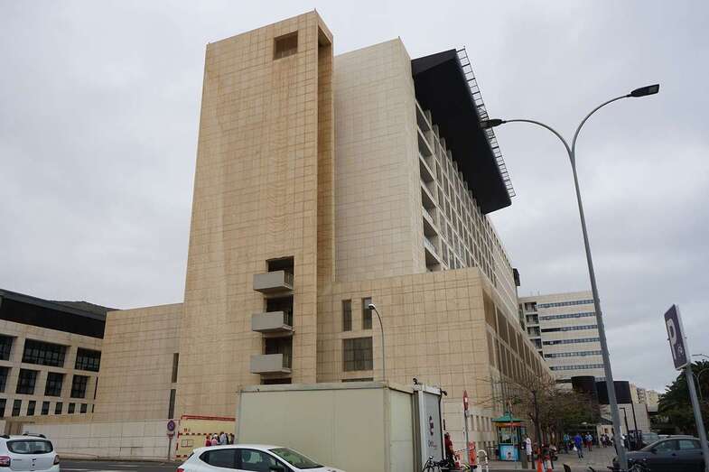 Hospital al que fue traslado el herido/TA.