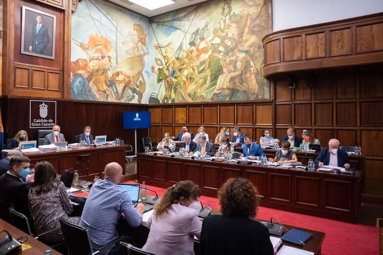 Imagen del Pleno del Cabildo del pasado mes de junio/TA.