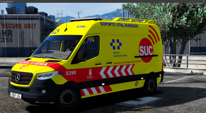 Ambulancia del SUC/TA.